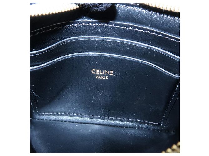 Céline CELINE Leder Münzbeutel C Charm Metallic Silber - Ansicht 18