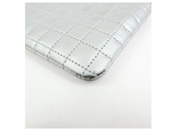 Céline CELINE Leder Münzbeutel C Charm Metallic Silber - Ansicht 9