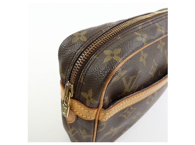 Louis Vuitton Monogram Compiegne 23 Pouch Clutch Bag Brown M51845 - vista 11