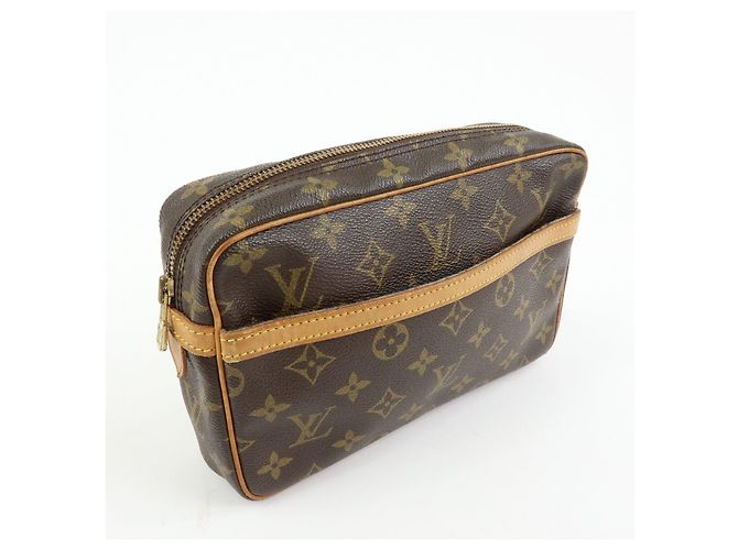 Louis Vuitton Monogram Compiegne 23 Pouch Clutch Bag Brown M51845 - vista 4