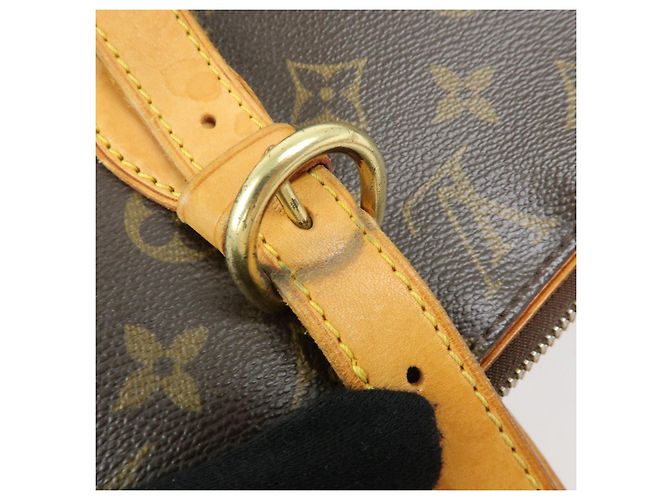 Borsa a tracolla Louis Vuitton Monogram Popincourt Haut Brown M40007 - vista 8