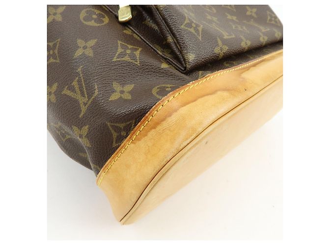 Zaino Louis Vuitton Monogram Montsouris GM Brown M51135 - vista 11