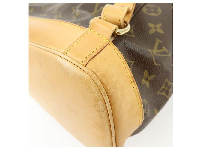 Zaino Louis Vuitton Monogram Montsouris GM Brown M51135 - vista 14