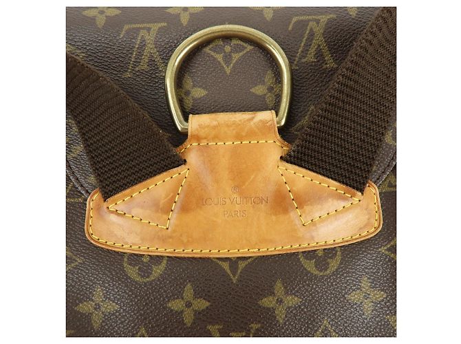 Zaino Louis Vuitton Monogram Montsouris GM Brown M51135 - vista 16