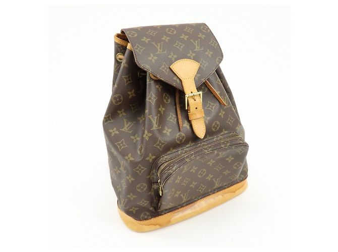 Zaino Louis Vuitton Monogram Montsouris GM Brown M51135 - vista 4