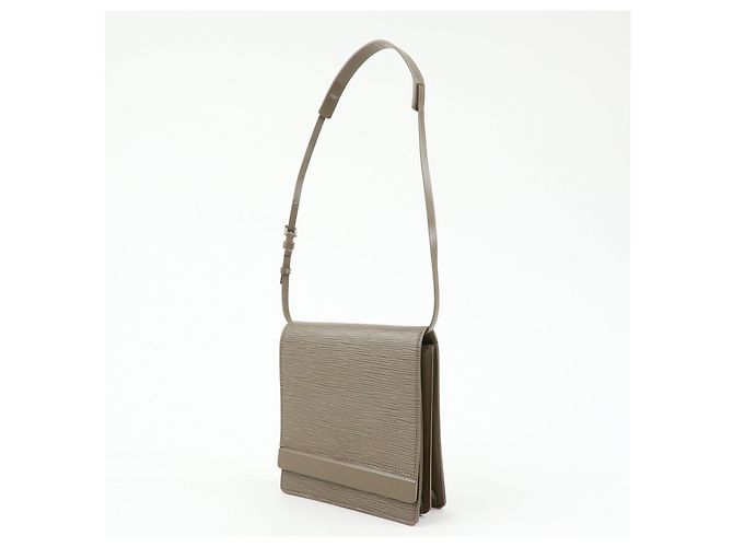Borsa a tracolla Louis Vuitton Biarritz PM in pelle Epi Pepper M5293B - vista 3