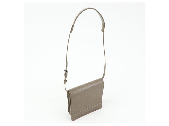 Borsa a tracolla Louis Vuitton Biarritz PM in pelle Epi Pepper M5293B - vista 4