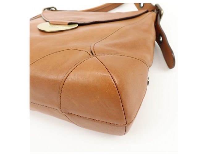 Chloé Borsa a tracolla e spalla Chloe Eloise in pelle Marrone - vista 13
