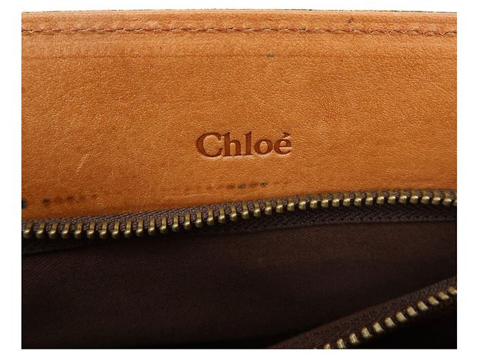 Chloé Borsa a tracolla e spalla Chloe Eloise in pelle Marrone - vista 24