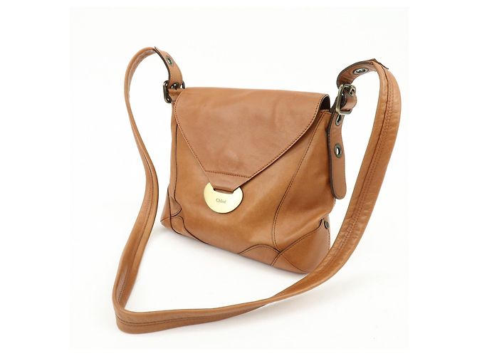 Chloé Borsa a tracolla e spalla Chloe Eloise in pelle Marrone - vista 3