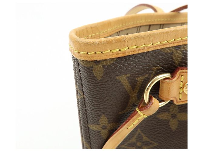 Louis Vuitton Monogram Neverfull PM Tote Bag Hand Bag Brown M40155 - vista 17