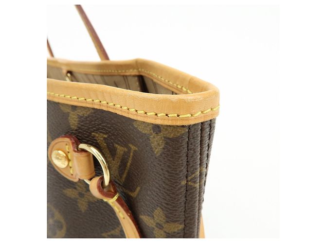 Louis Vuitton Monogram Neverfull PM Tote Bag Hand Bag Brown M40155 - vista 18