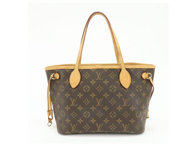 Louis Vuitton Monogram Neverfull PM Tote Bag Hand Bag Brown M40155 - vista 2