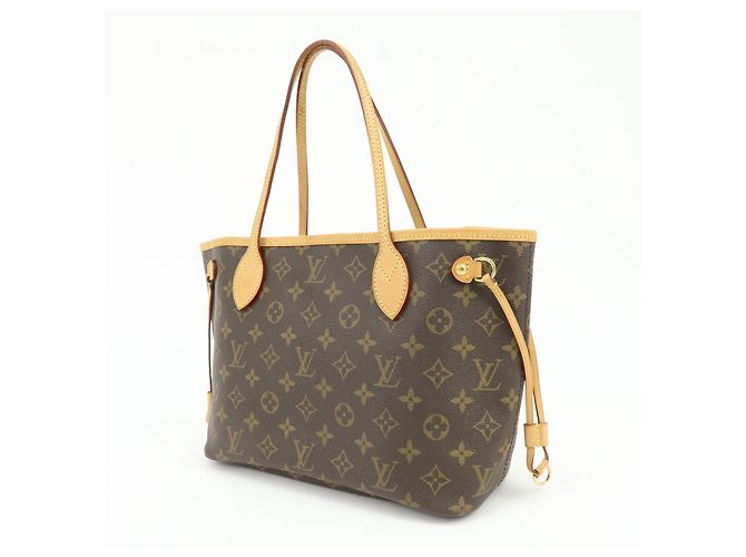 Louis Vuitton Monogram Neverfull PM Tote Bag Hand Bag Brown M40155 - vista 3