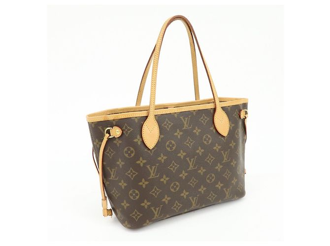 Louis Vuitton Monogram Neverfull PM Tote Bag Hand Bag Brown M40155 - vista 4
