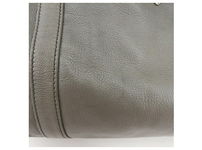 Borsa Boston in pelle con logo Triangle PRADA Borsa a tracolla Grigio BR2630 - vista 17