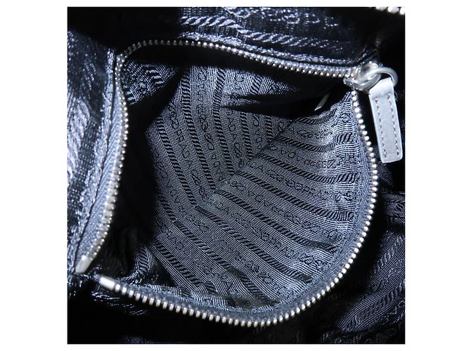 Borsa Boston in pelle con logo Triangle PRADA Borsa a tracolla Grigio BR2630 - vista 22