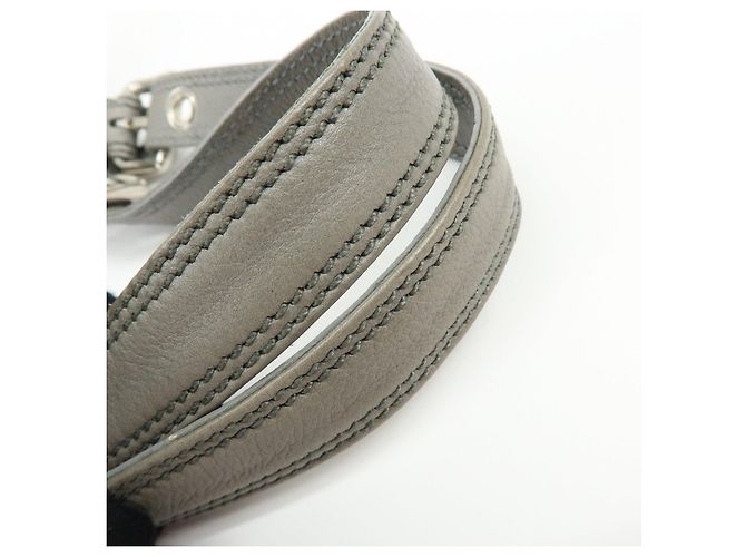 Borsa Boston in pelle con logo Triangle PRADA Borsa a tracolla Grigio BR2630 - vista 6