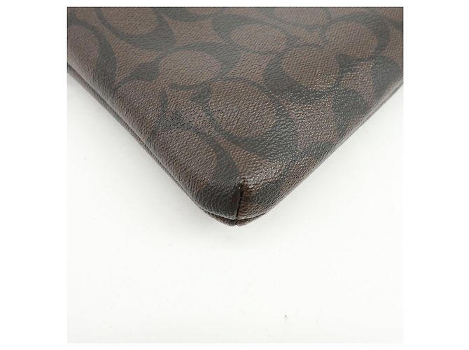 Borsa a tracolla e borsa a spalla COACH Signature PVC Leather Marrone Rosa - vista 7