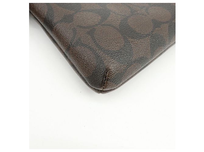 Borsa a tracolla e borsa a spalla COACH Signature PVC Leather Marrone Rosa - vista 9