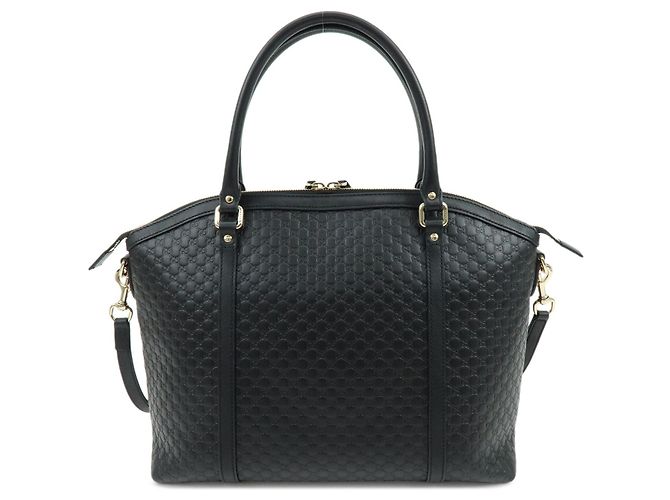 Borsa 2Way in pelle Microguccissima GUCCI Borsa a mano Nera 449657 - vista 2