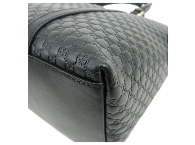Borsa 2Way in pelle Microguccissima GUCCI Borsa a mano Nera 449657 - vista 6