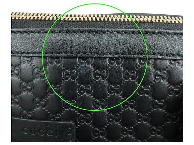 Borsa 2Way in pelle Microguccissima GUCCI Borsa a mano Nera 449657 - vista 8