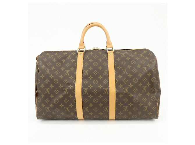 Louis Vuitton Monogram Keep All 50 Boston Bag Brown M41426 - vista 2