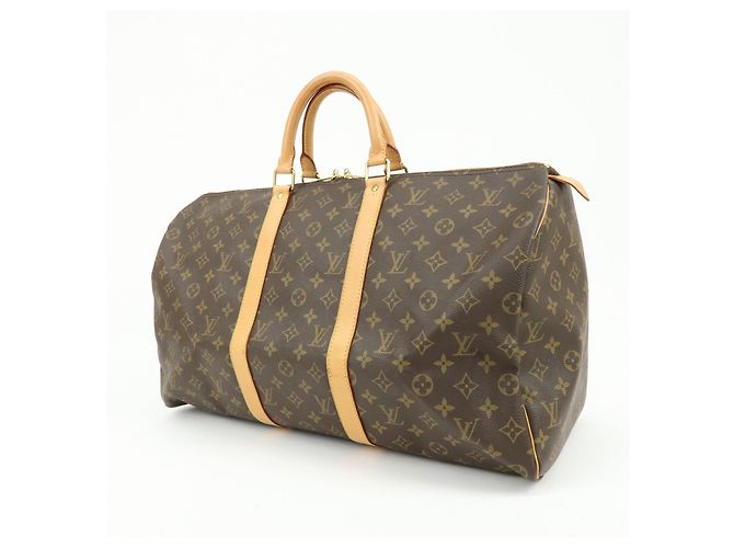 Louis Vuitton Monogram Keep All 50 Boston Bag Brown M41426 - vista 3