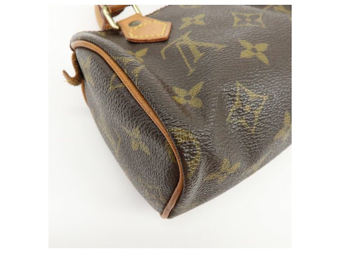 Borsa a mano Louis Vuitton Monogram Mini Speedy Marrone M41534 J75011 Lot - vista 15