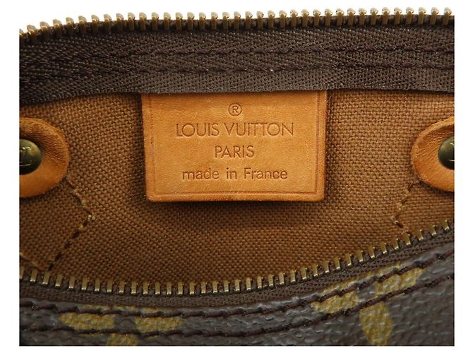 Borsa a mano Louis Vuitton Monogram Mini Speedy Marrone M41534 J75011 Lot - vista 22