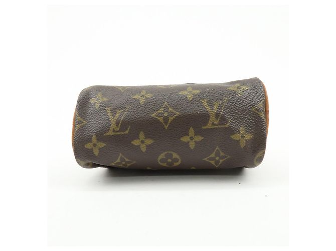 Borsa a mano Louis Vuitton Monogram Mini Speedy Marrone M41534 J75011 Lot - vista 5
