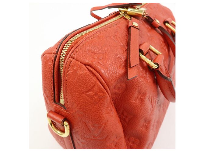 Louis Vuitton Monogram Empreinte Speedy Bandouliere 25 Borsa 2Way M40758 - vista 14