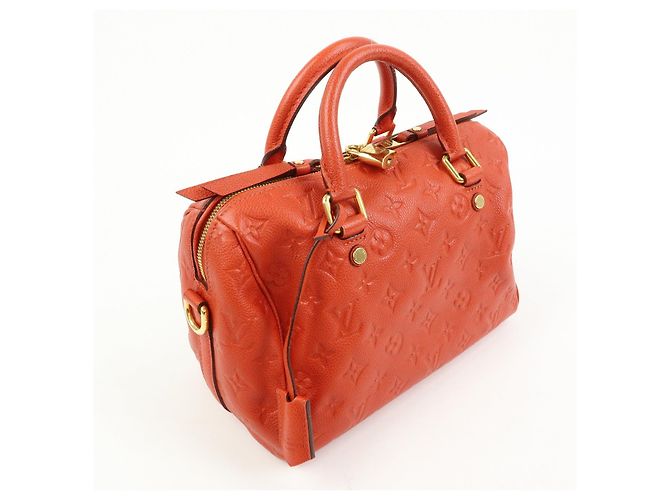 Louis Vuitton Monogram Empreinte Speedy Bandouliere 25 Borsa 2Way M40758 - vista 4