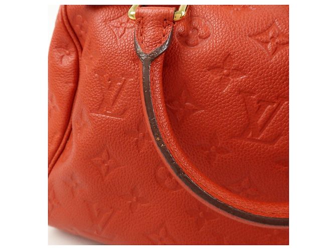 Louis Vuitton Monogram Empreinte Speedy Bandouliere 25 Borsa 2Way M40758 - vista 9