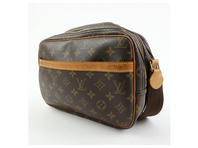 Louis Vuitton Monogram Reporter PM Shoulder Crossbody Bag Brown M45254 - vista 3
