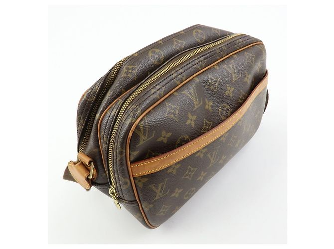 Louis Vuitton Monogram Reporter PM Shoulder Crossbody Bag Brown M45254 - vista 4