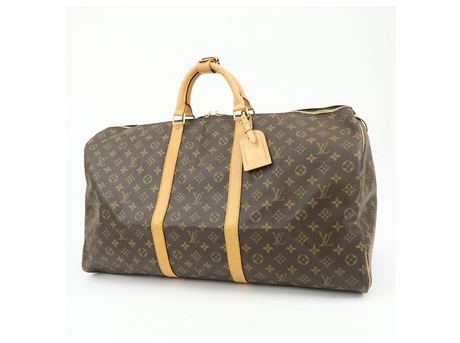 Louis Vuitton Monogram Keep All 60 Boston Bag Brown M41422 - vista 3