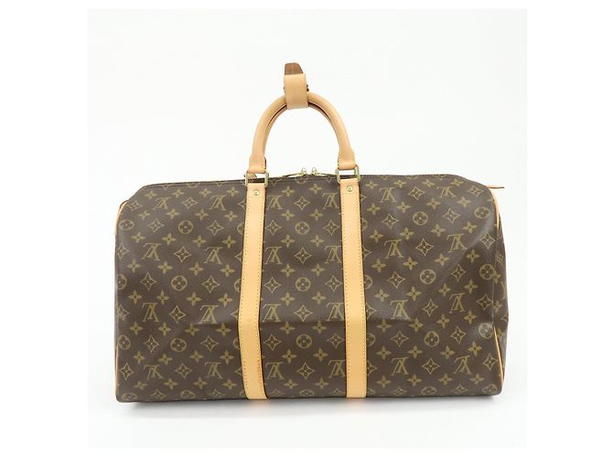 Louis Vuitton Monogram Keep All 50 Boston Bag Brown M41426 - vista 2