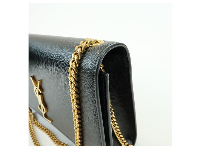 Autre Marque SAINT LAURENT PARIS Borsa a tracolla con catena in pelle Casandra Kate 364021 - vista 14