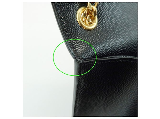 Autre Marque SAINT LAURENT PARIS Borsa a tracolla con catena in pelle Casandra Kate 364021 - vista 18