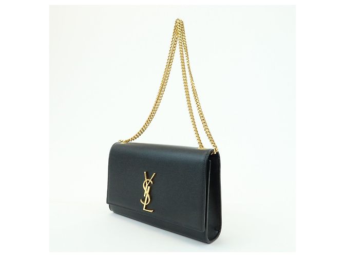 Autre Marque SAINT LAURENT PARIS Borsa a tracolla con catena in pelle Casandra Kate 364021 - vista 3