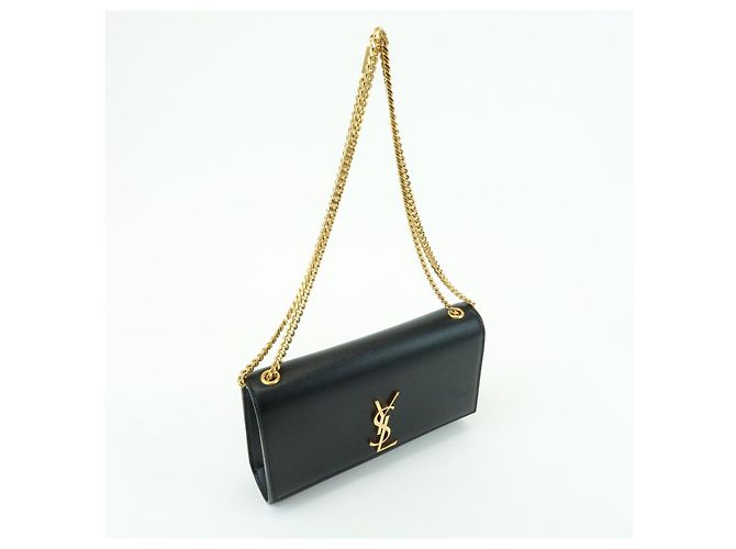 Autre Marque SAINT LAURENT PARIS Borsa a tracolla con catena in pelle Casandra Kate 364021 - vista 4