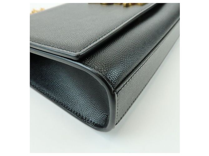 Autre Marque SAINT LAURENT PARIS Borsa a tracolla con catena in pelle Casandra Kate 364021 - vista 9