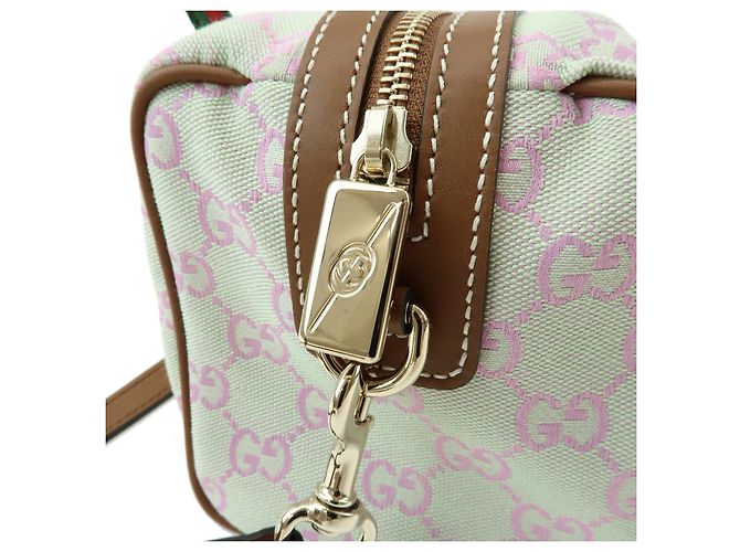 Borsa Mini Boston 2Way GUCCI Sherry Interlocking G Canvas Leather 856055 - vista 7
