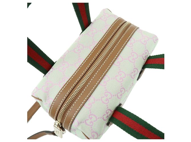 Borsa Mini Boston 2Way GUCCI Sherry Interlocking G Canvas Leather 856055 - vista 9
