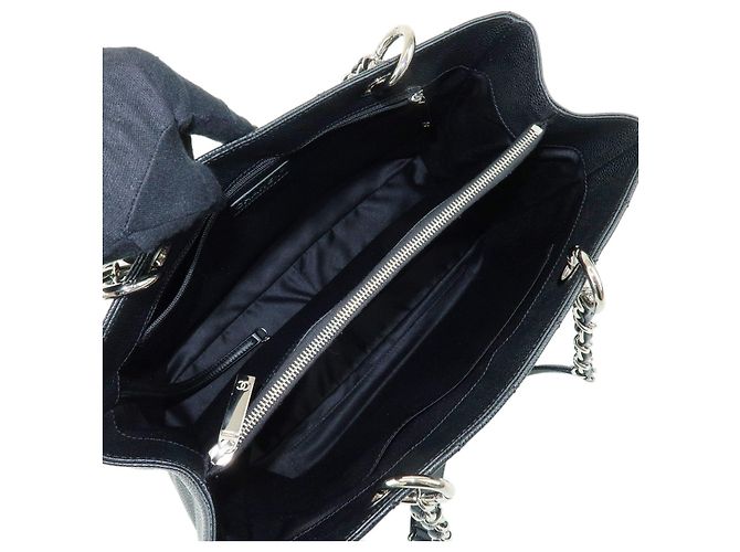 Borsa a tracolla CHANEL Matelasse COCO Mark Caviarskin Nera A50995 - vista 8