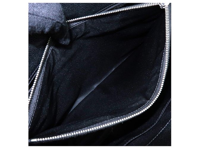 Borsa a tracolla CHANEL Matelasse COCO Mark Caviarskin Nera A50995 - vista 9