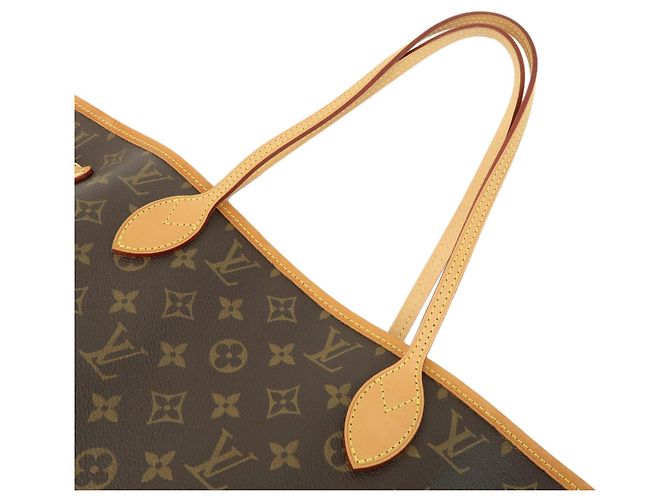 Louis Vuitton Monogram Neverfull MM Tote Bag Shoulder Bag Brown M40995 - vista 4