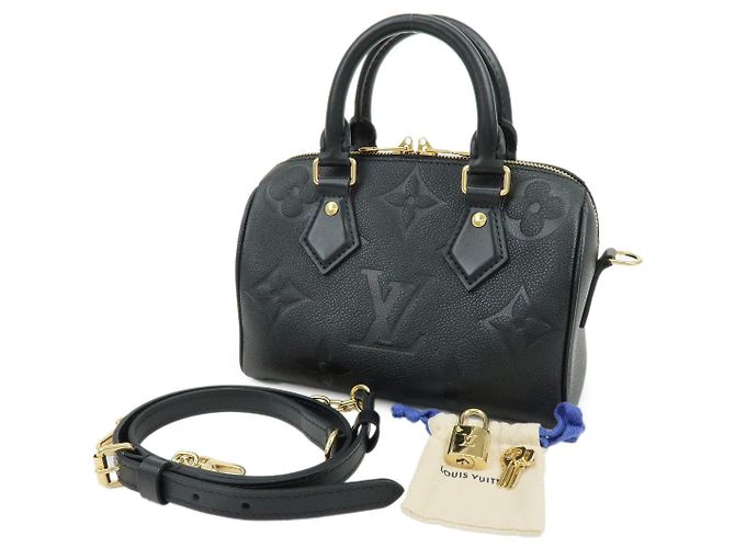 Louis Vuitton Monogram Empreinte Speedy Bandouliere 20 2Way Bag M58953 - vista 12